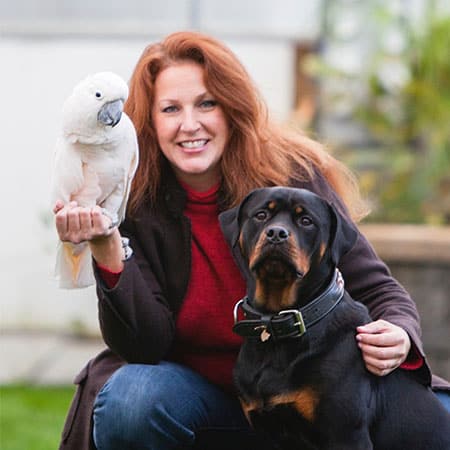 Lara Joseph, animal trainer and owner of The Animal Behavior Center