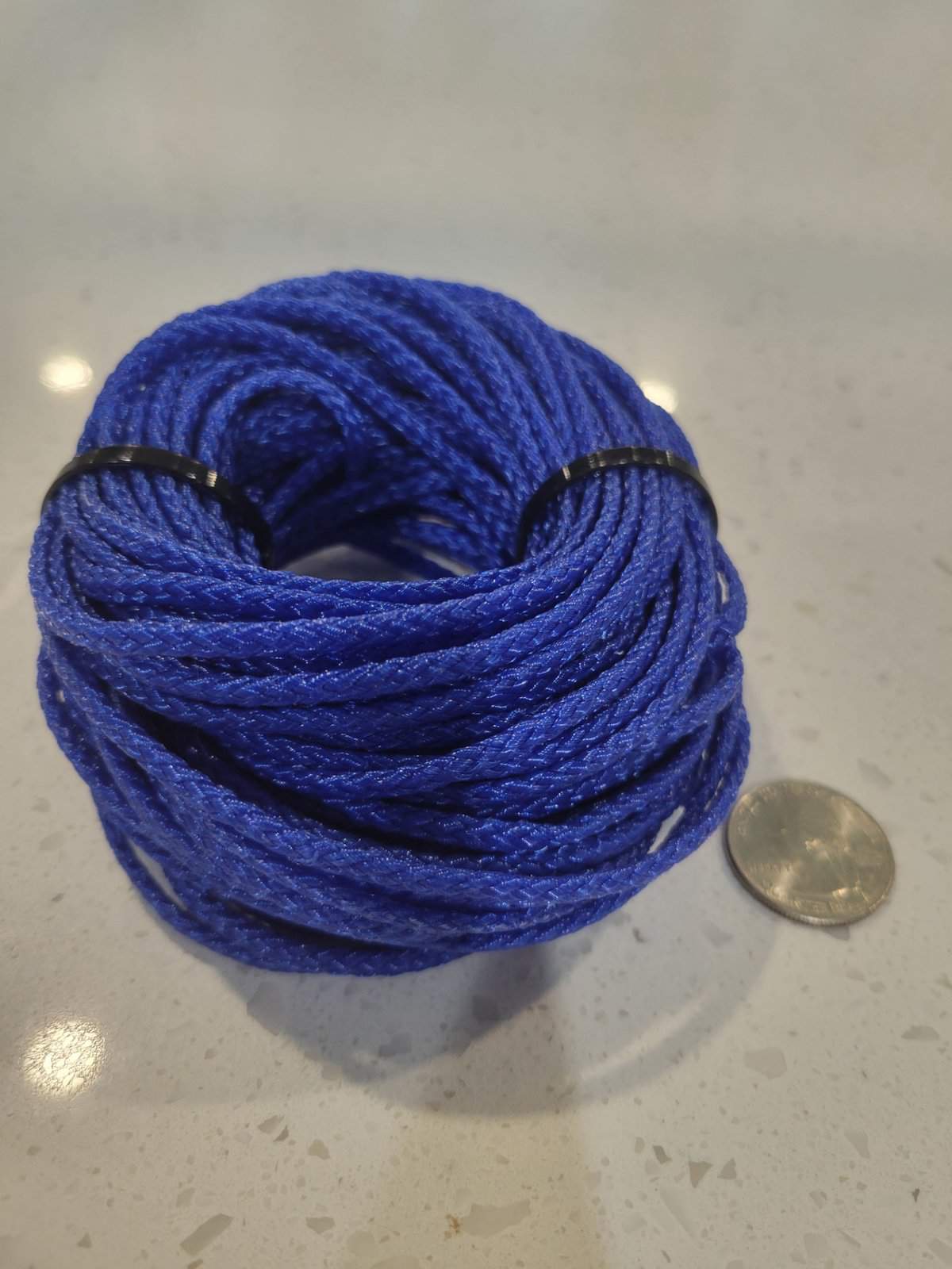 1/8" poly rope by the foot The Animal Behavior Center